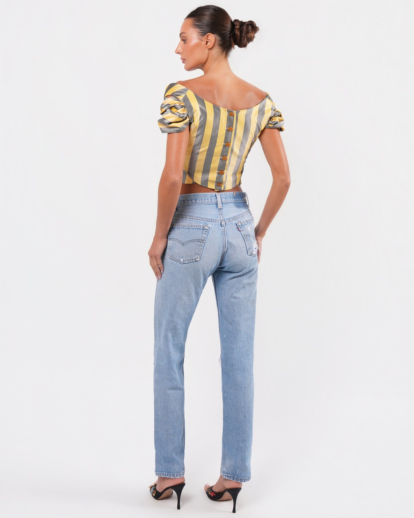 SS 1998 Striped "Tied To The Mast" Corset