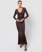 Backless Embellished Gown