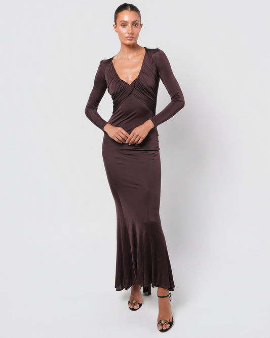 Backless Embellished Gown
