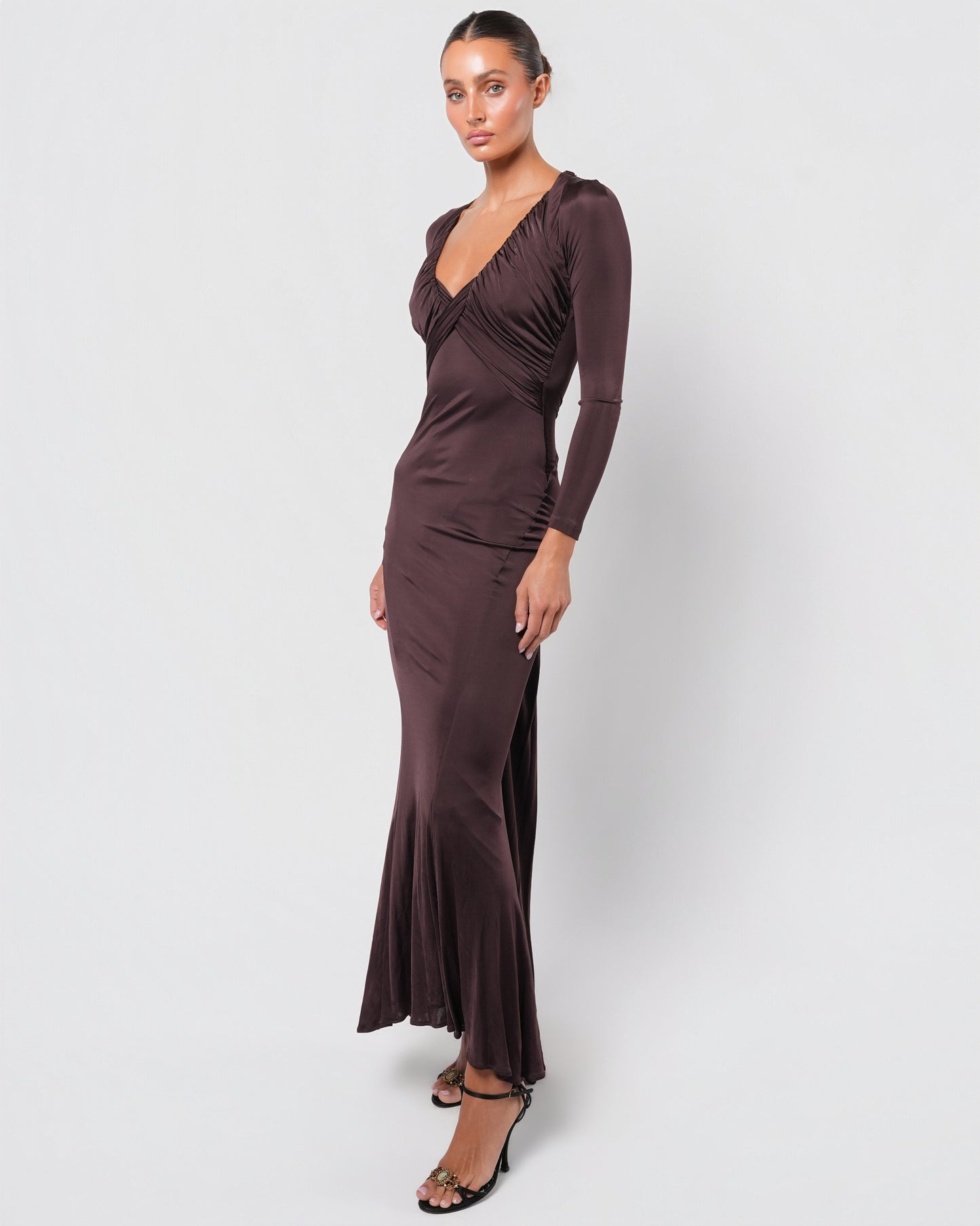Backless Embellished Gown