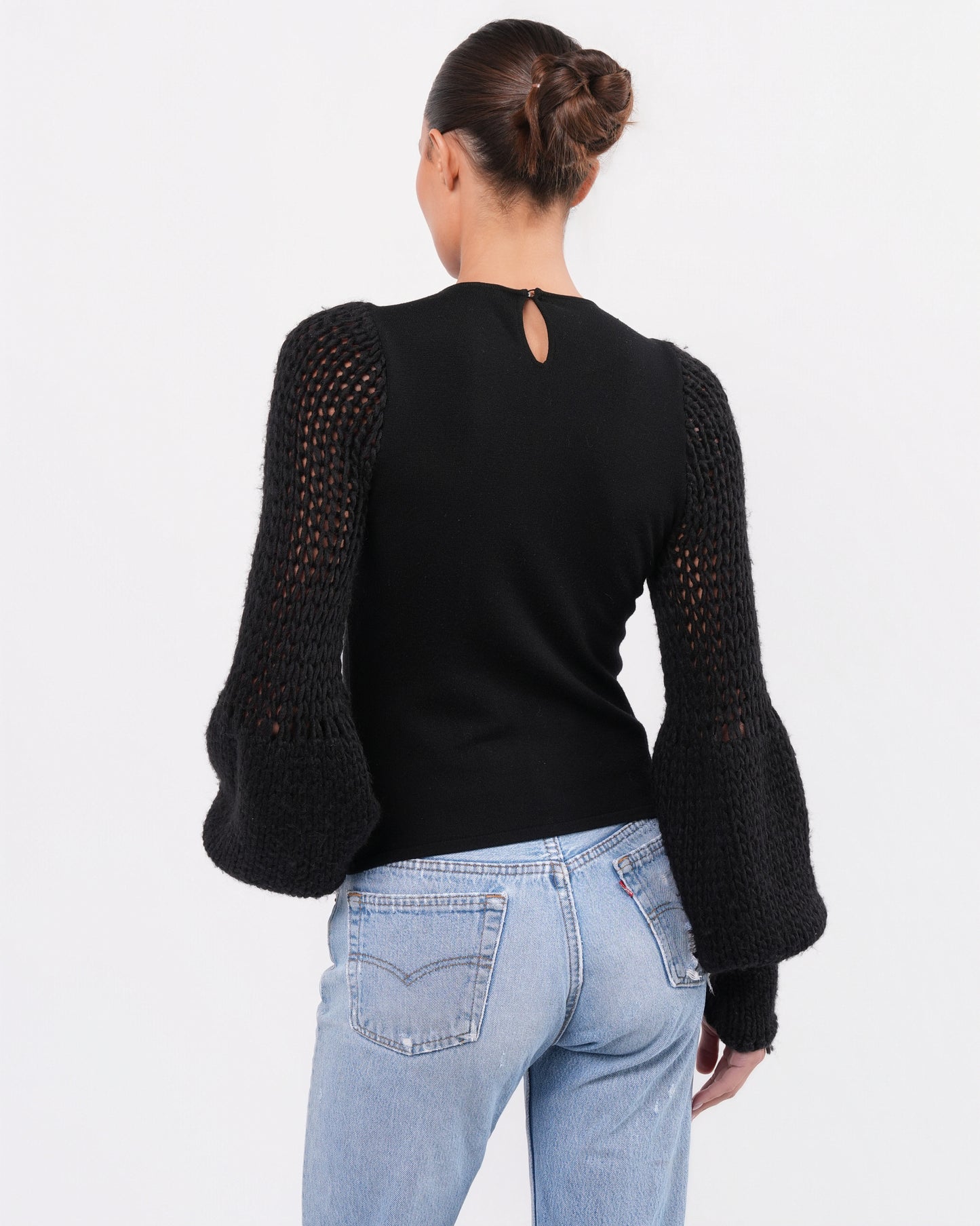 FW 2003 Embellished Knit Runway Top