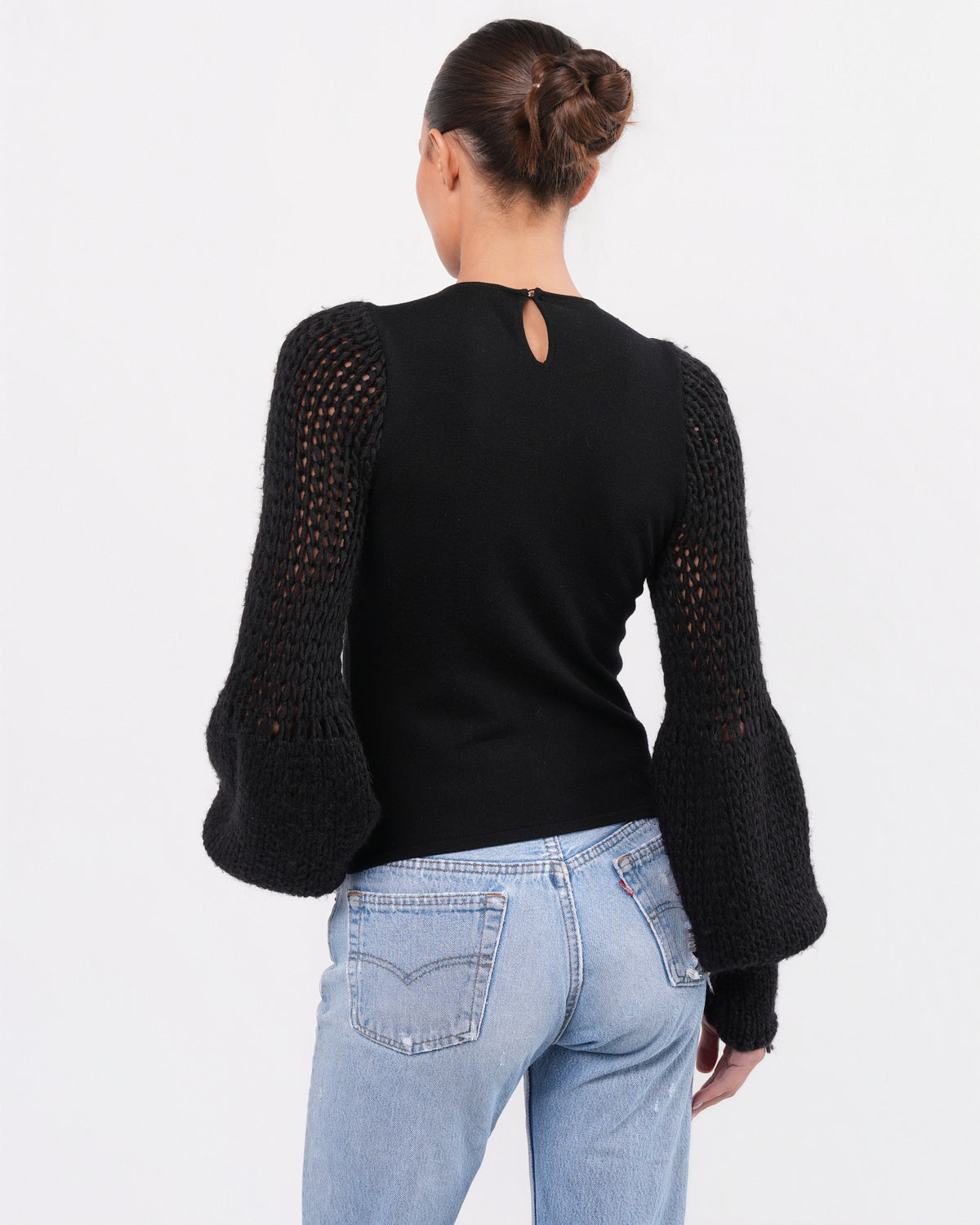 FW 2003 Embellished Knit Runway Top