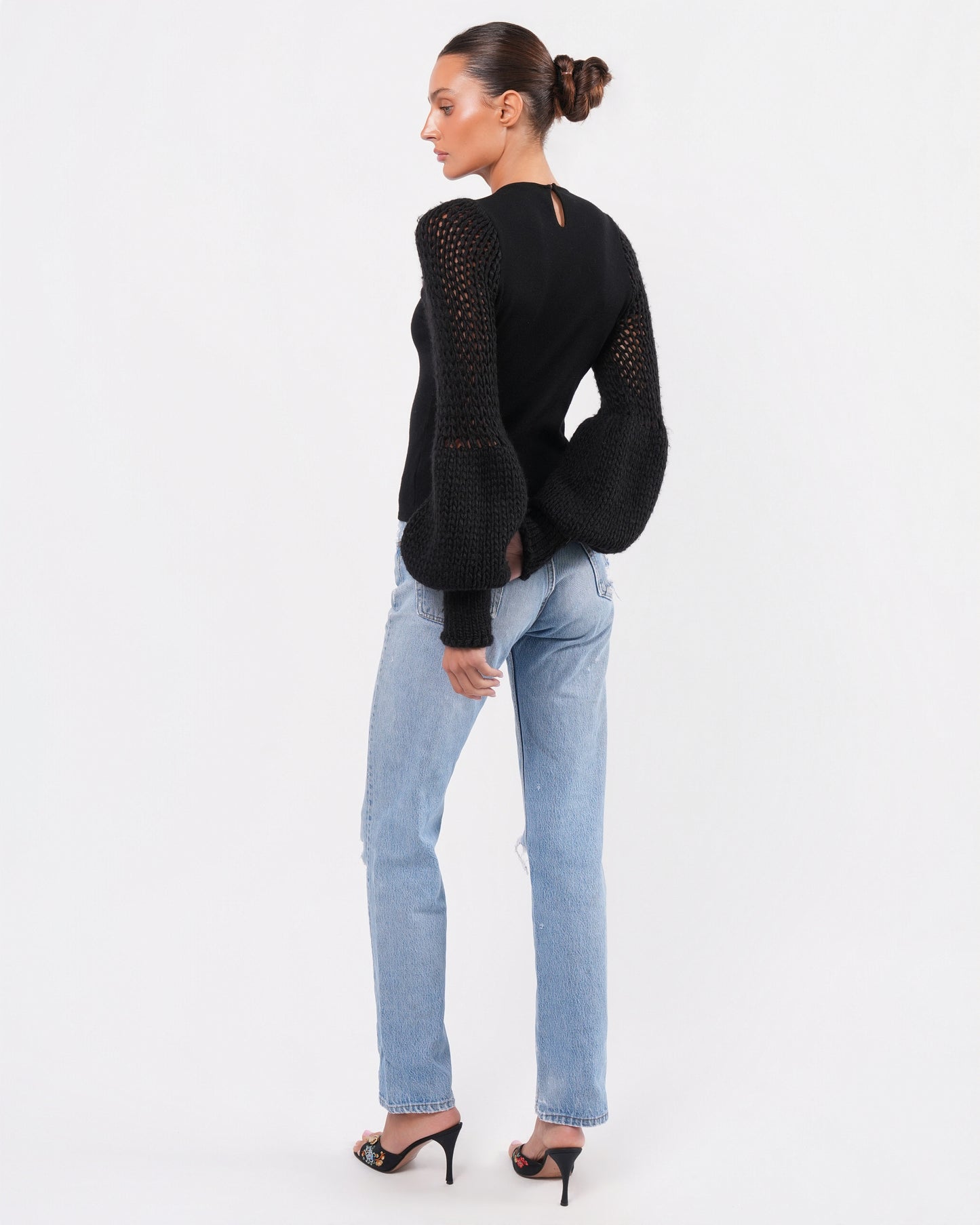 FW 2003 Embellished Knit Runway Top