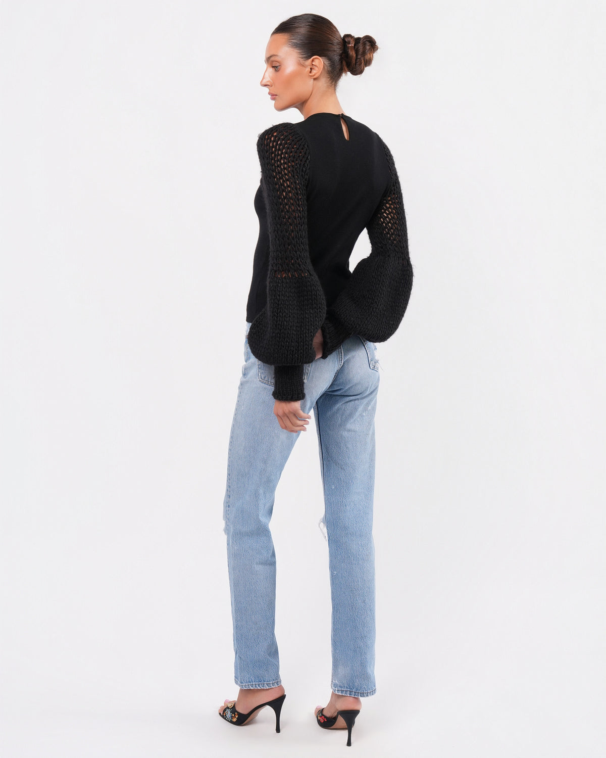 FW 2003 Embellished Knit Runway Top