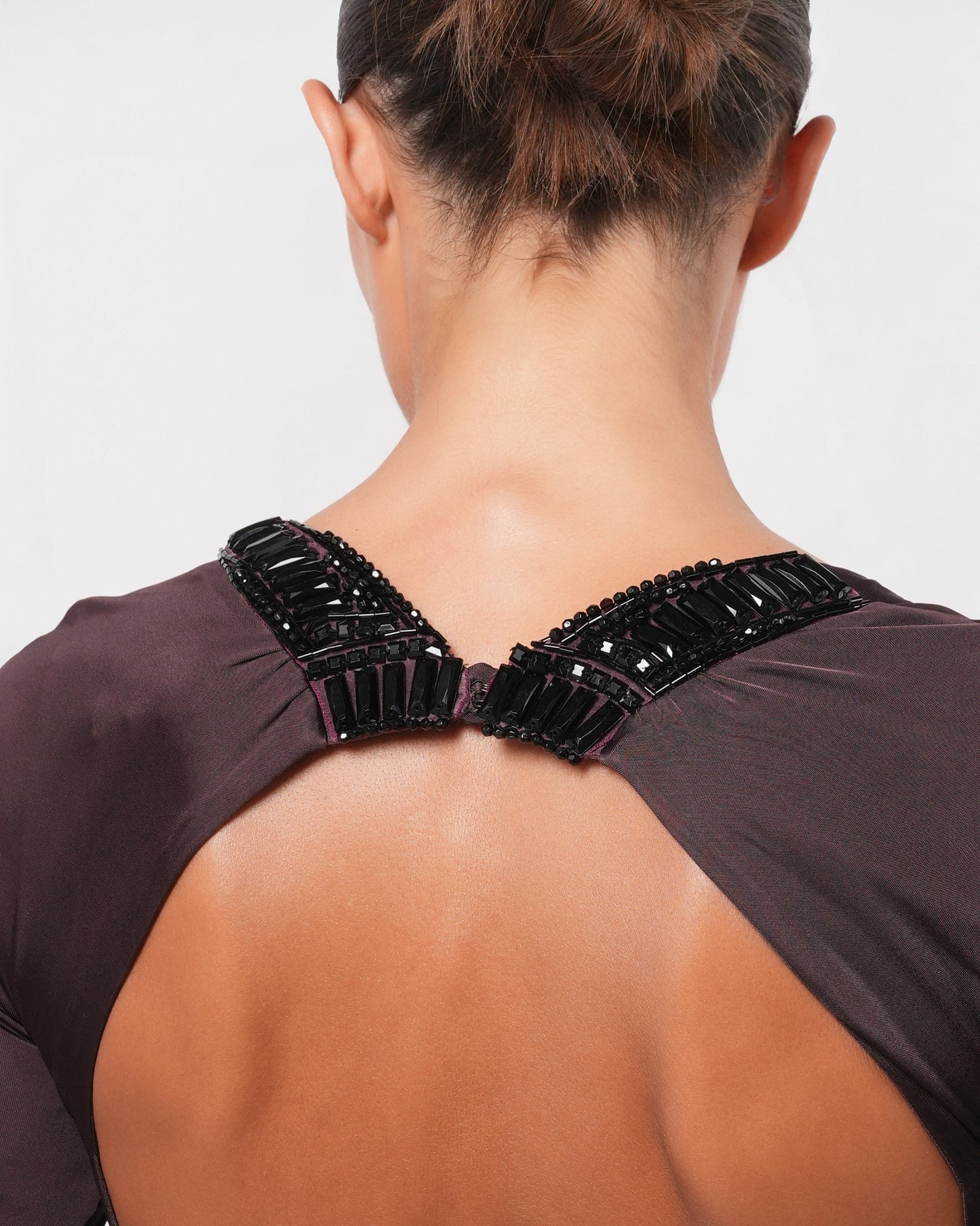 Backless Embellished Gown