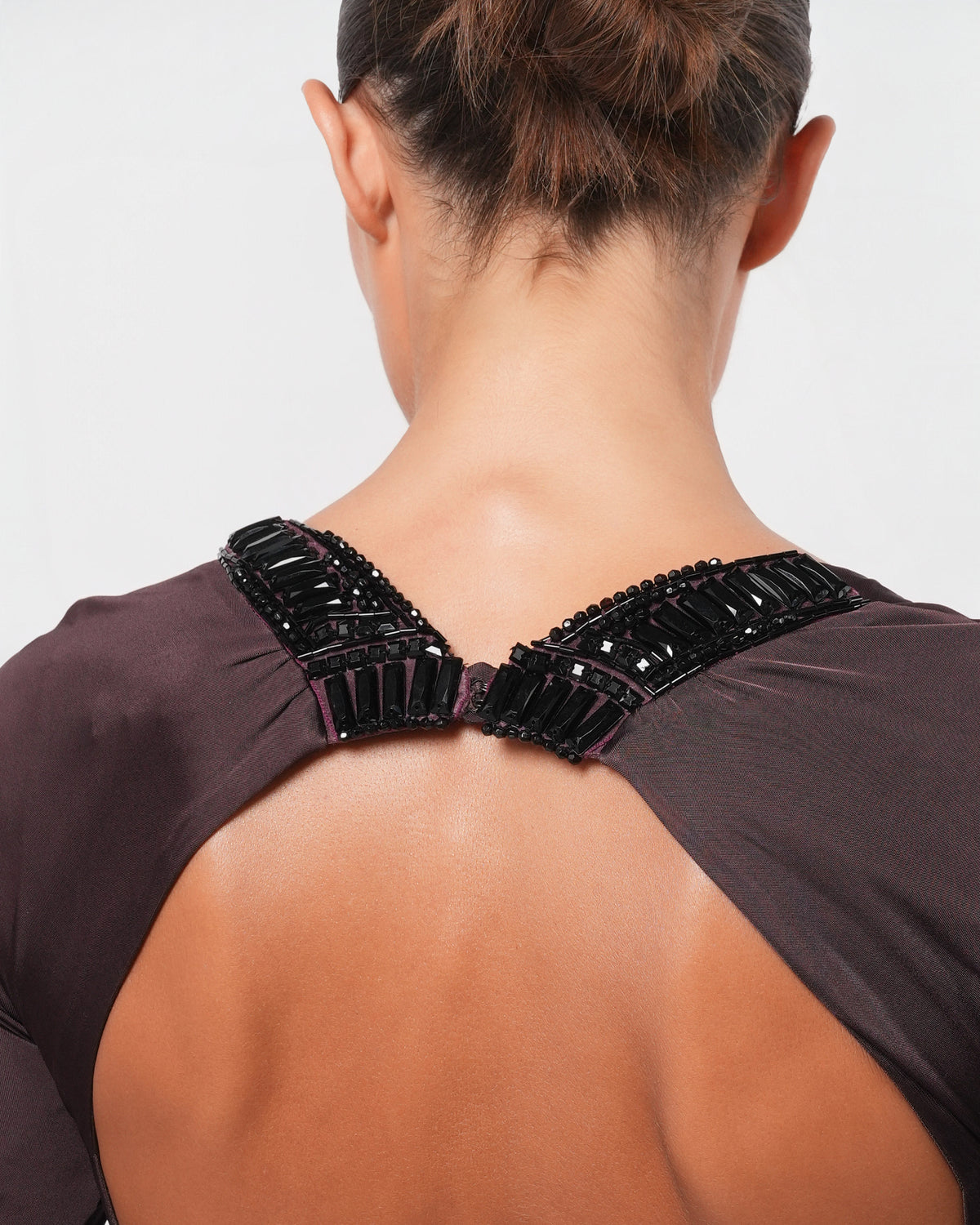 Backless Embellished Gown