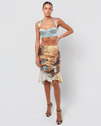 SS 2002 Lion Print Skirt