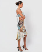 SS 2002 Lion Print Skirt