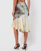 SS 2002 Lion Print Skirt
