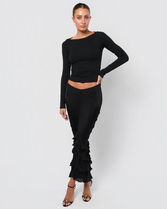 FW 2003 Mermaid Ruffled Skirt