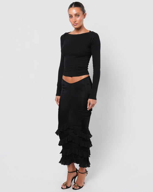 FW 2003 Mermaid Ruffled Skirt