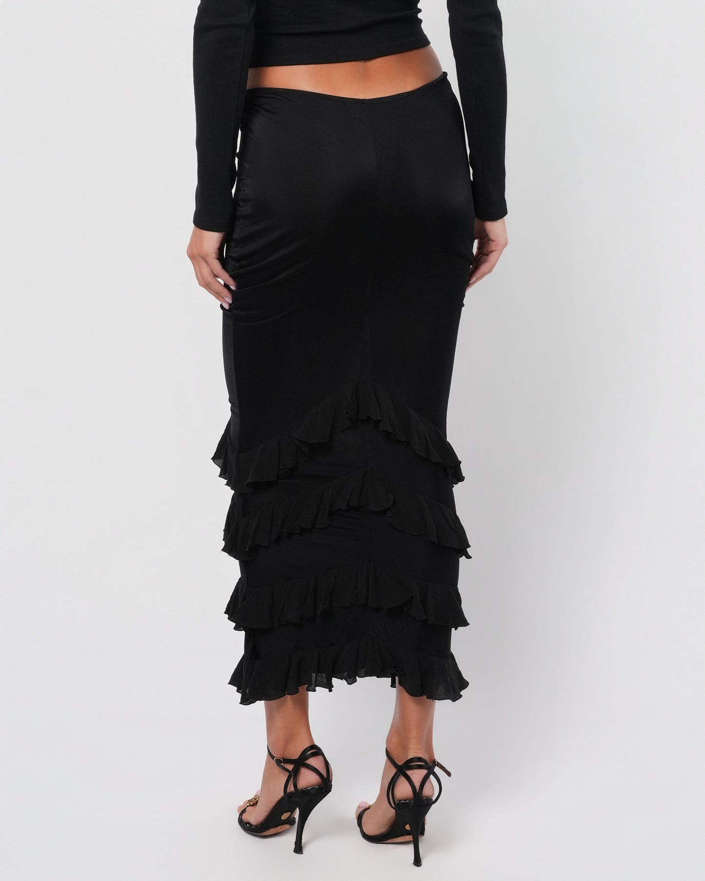 FW 2003 Mermaid Ruffled Skirt