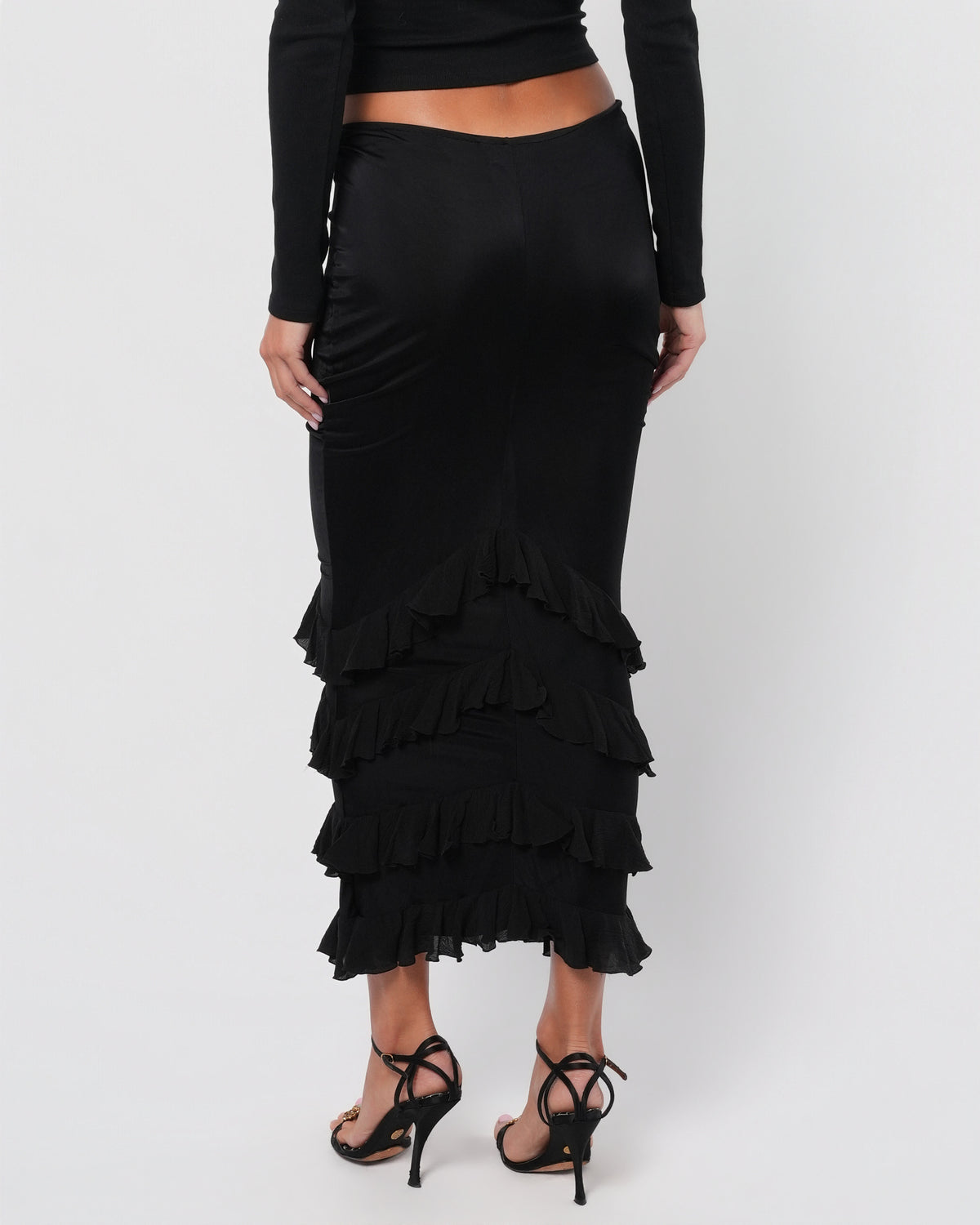 FW 2003 Mermaid Ruffled Skirt