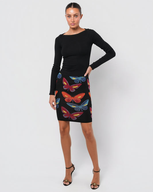Iconic FW 1991 Butterfly Skirt
