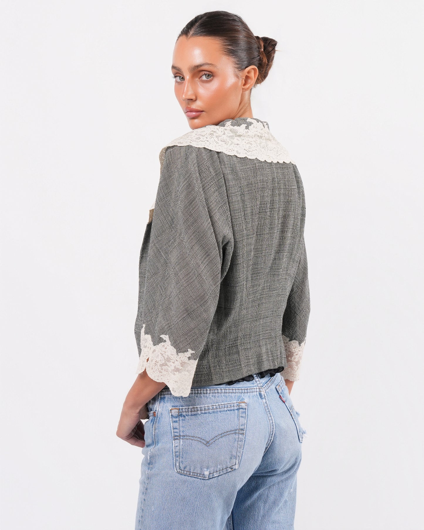 SS 1999 Lace Trim Jacket