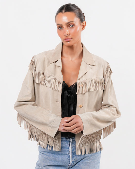 c. 2005 Suede Fringe Jacket