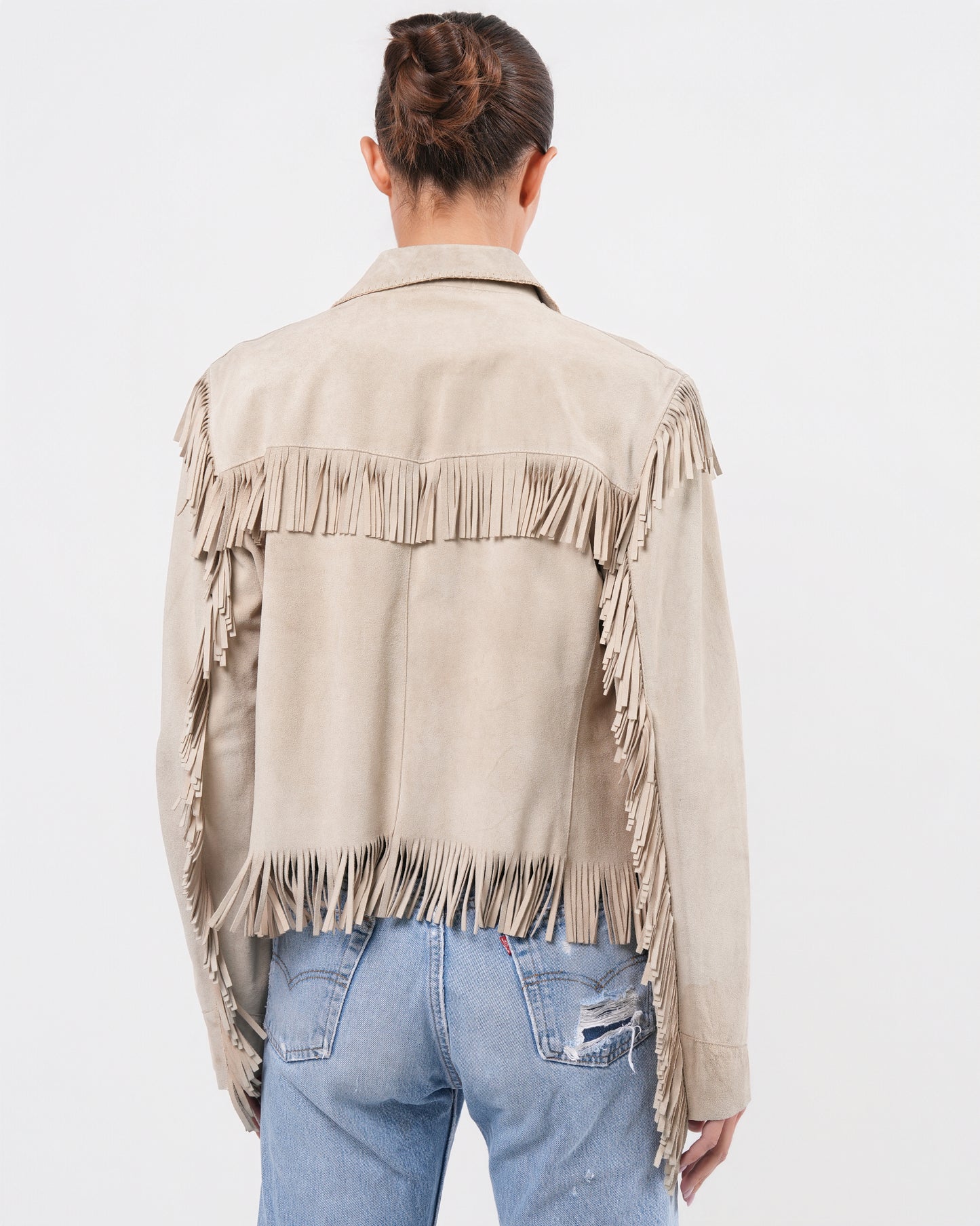 c. 2005 Suede Fringe Jacket