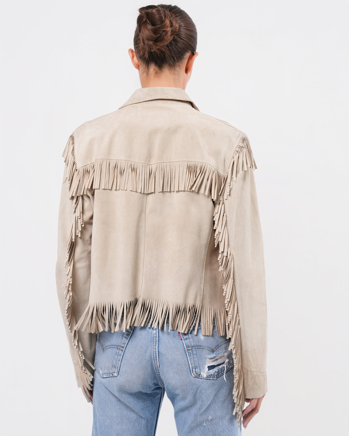 c. 2005 Suede Fringe Jacket