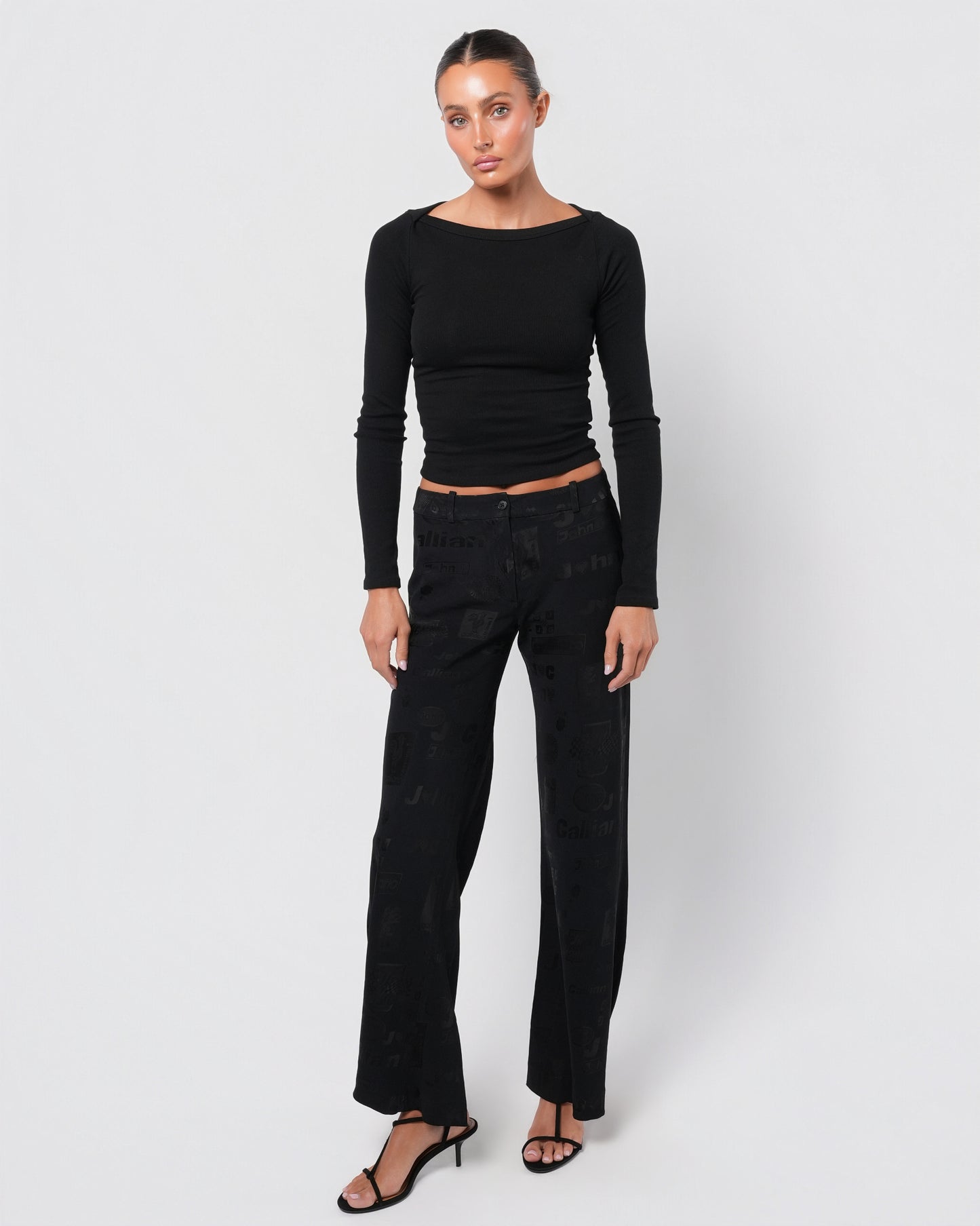 SS 2002 "Formula One" Print Pants