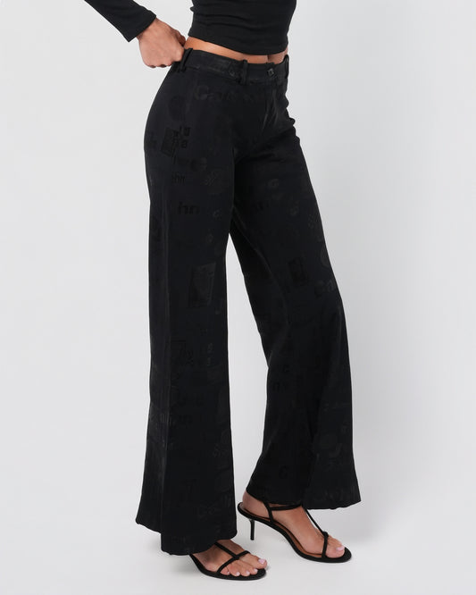 SS 2002 "Formula One" Print Pants