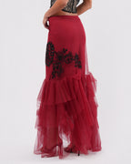FW 2006 Embroidered Tulle Skirt