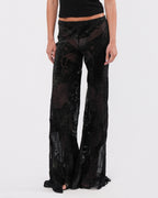 FW 2004 Silk and Velvet Pants