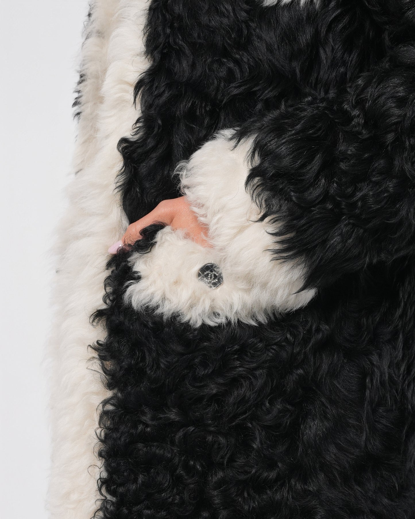 FW 2021 Two-Tone Shearling Coat