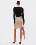 SS 1999 Camellia Print Skirt