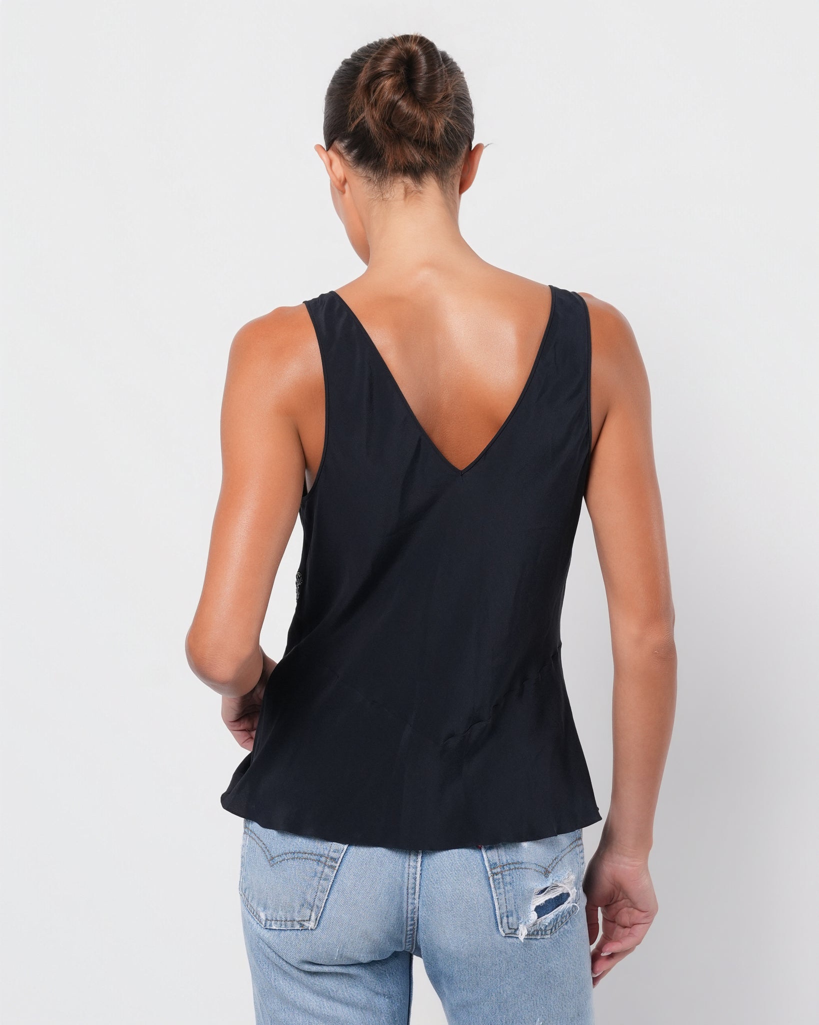SS 2006 Embellished Silk Top – Justin Reed