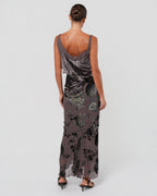 FW 2006 Silk and Devoré Velvet Gown