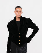 FW 1995 Runway Velvet Corset Jacket