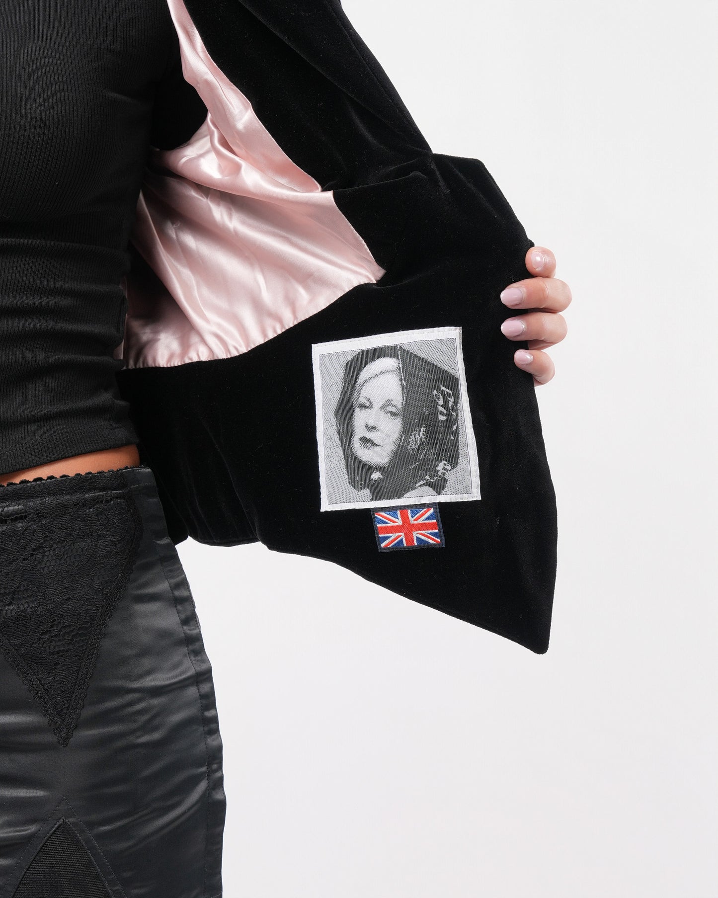 FW 1995 Runway Velvet Corset Jacket