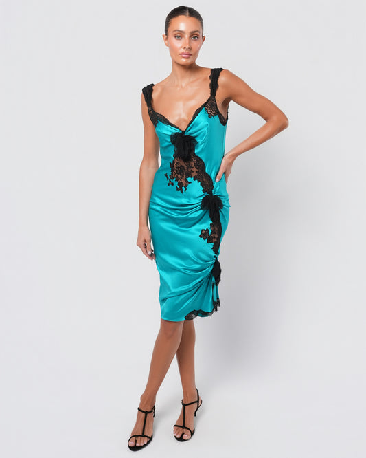 Silk and Lace Dress