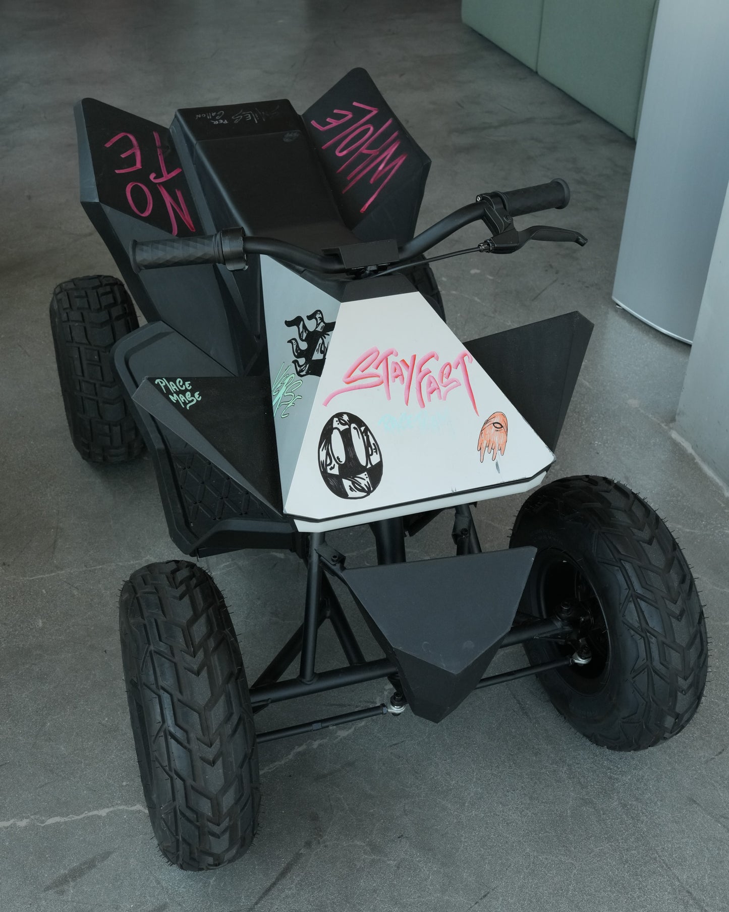 Matty Boy Hand-Painted Children's Tesla Cyberquad