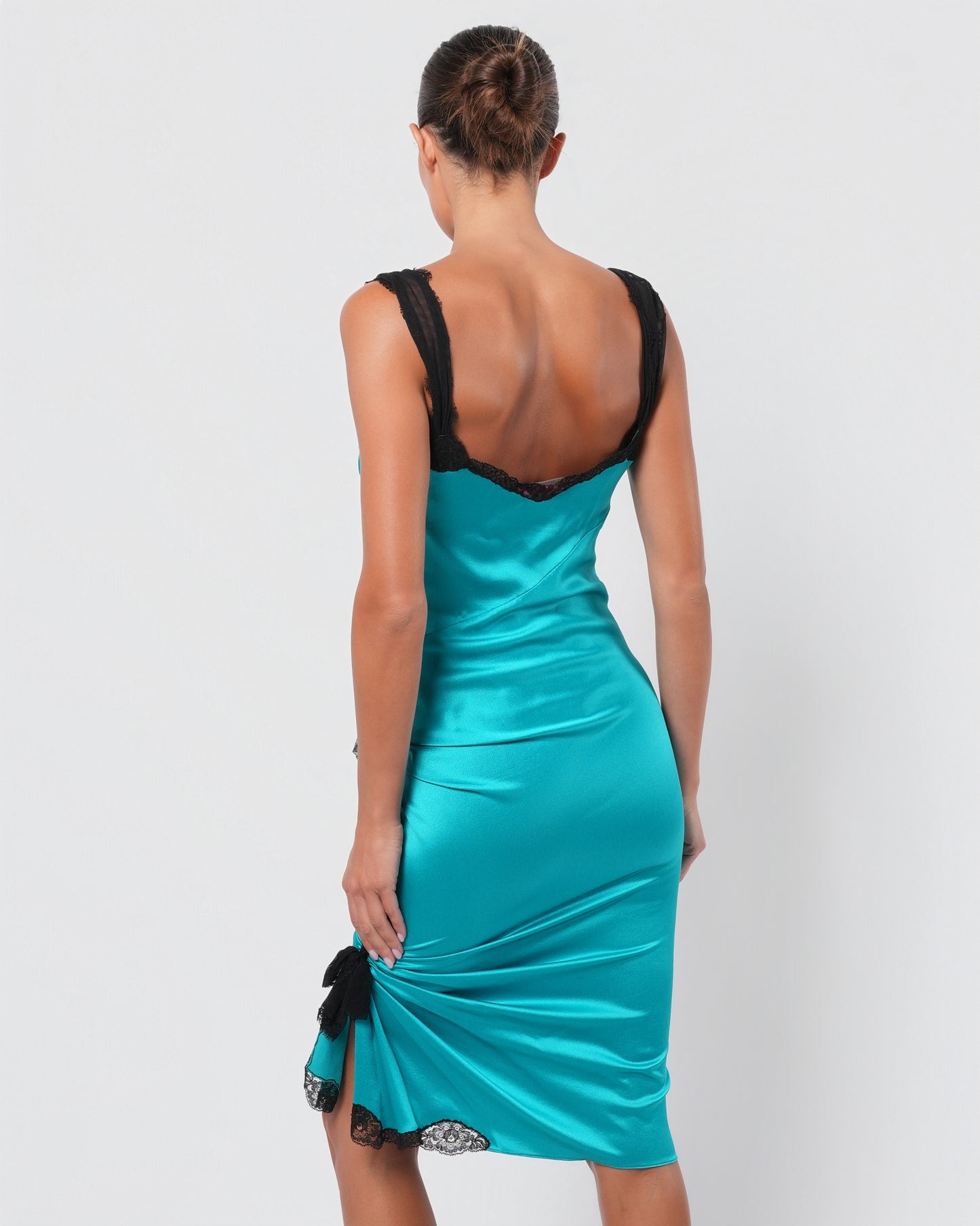 Silk and Lace Dress