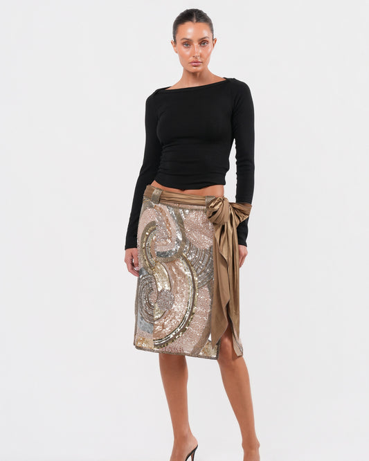 SS 2005 Sequin Embellished Skirt