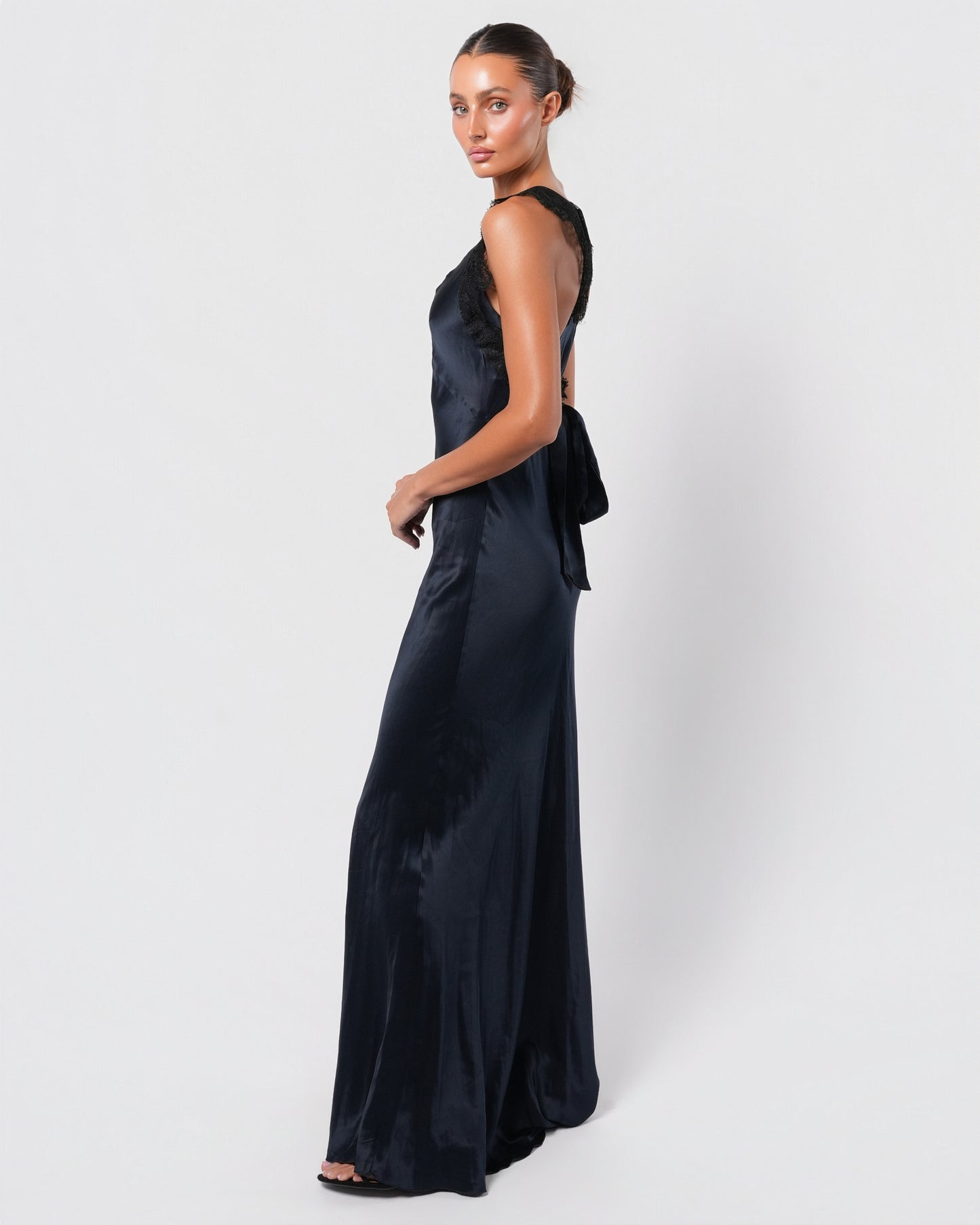 Vintage Silk and Lace Gown