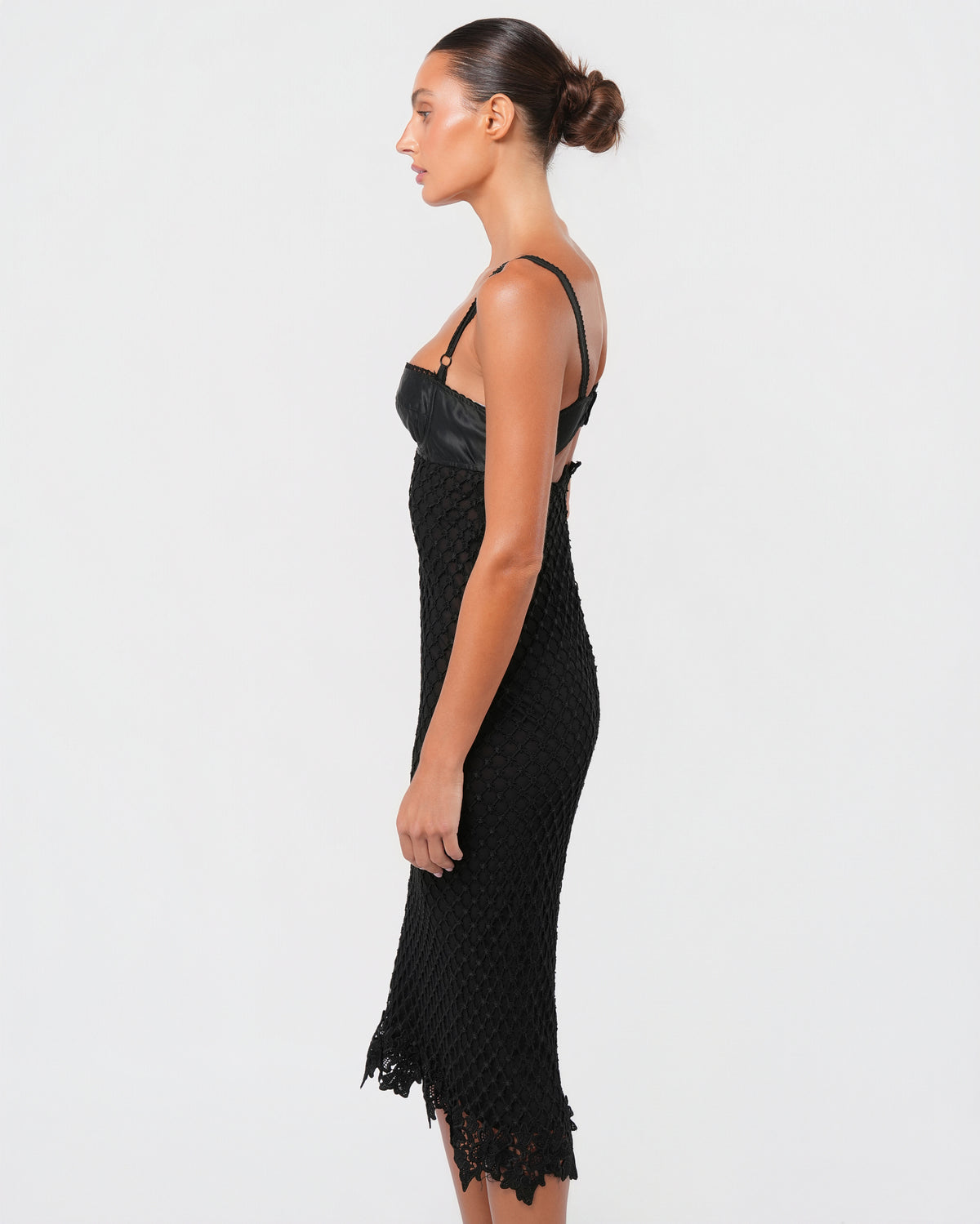 SS 1997 Macrame Bustier Dress