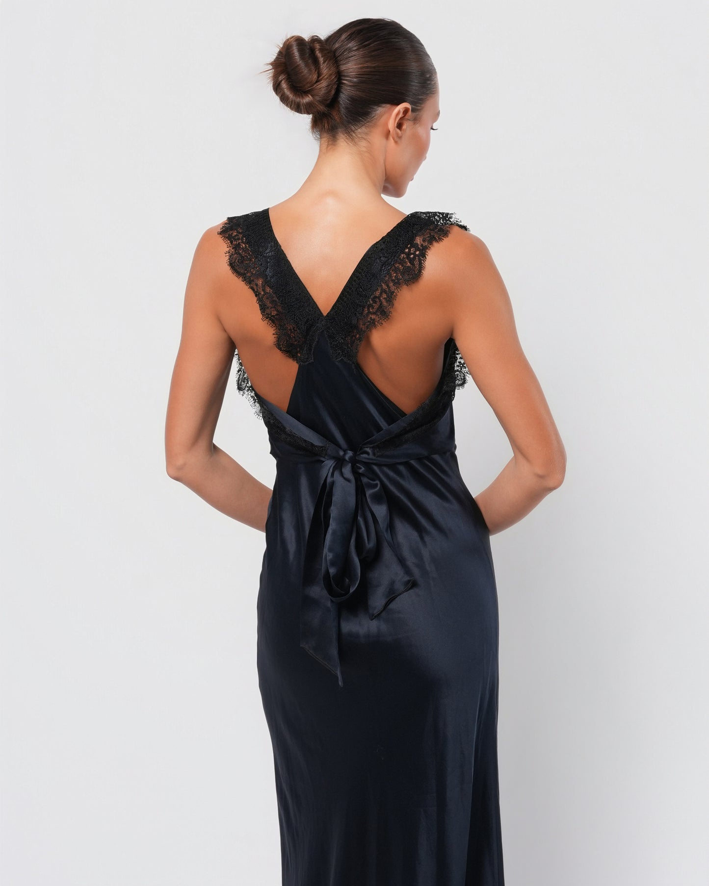 Vintage Silk and Lace Gown