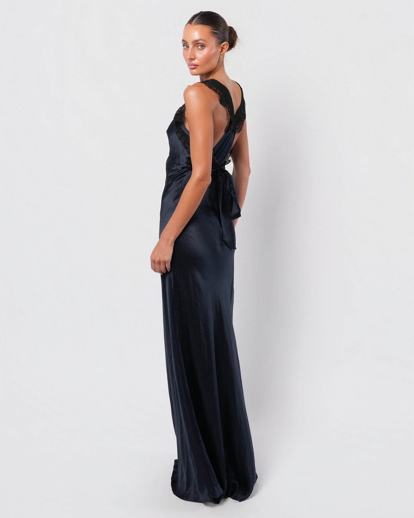 Vintage Silk and Lace Gown