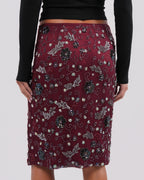 Floral Beaded Skirt