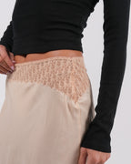 Monogram Lingerie Skirt