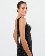 FW 2001 Tulle and Lace Overlay Gown