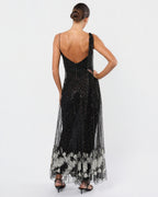 FW 2001 Tulle and Lace Overlay Gown