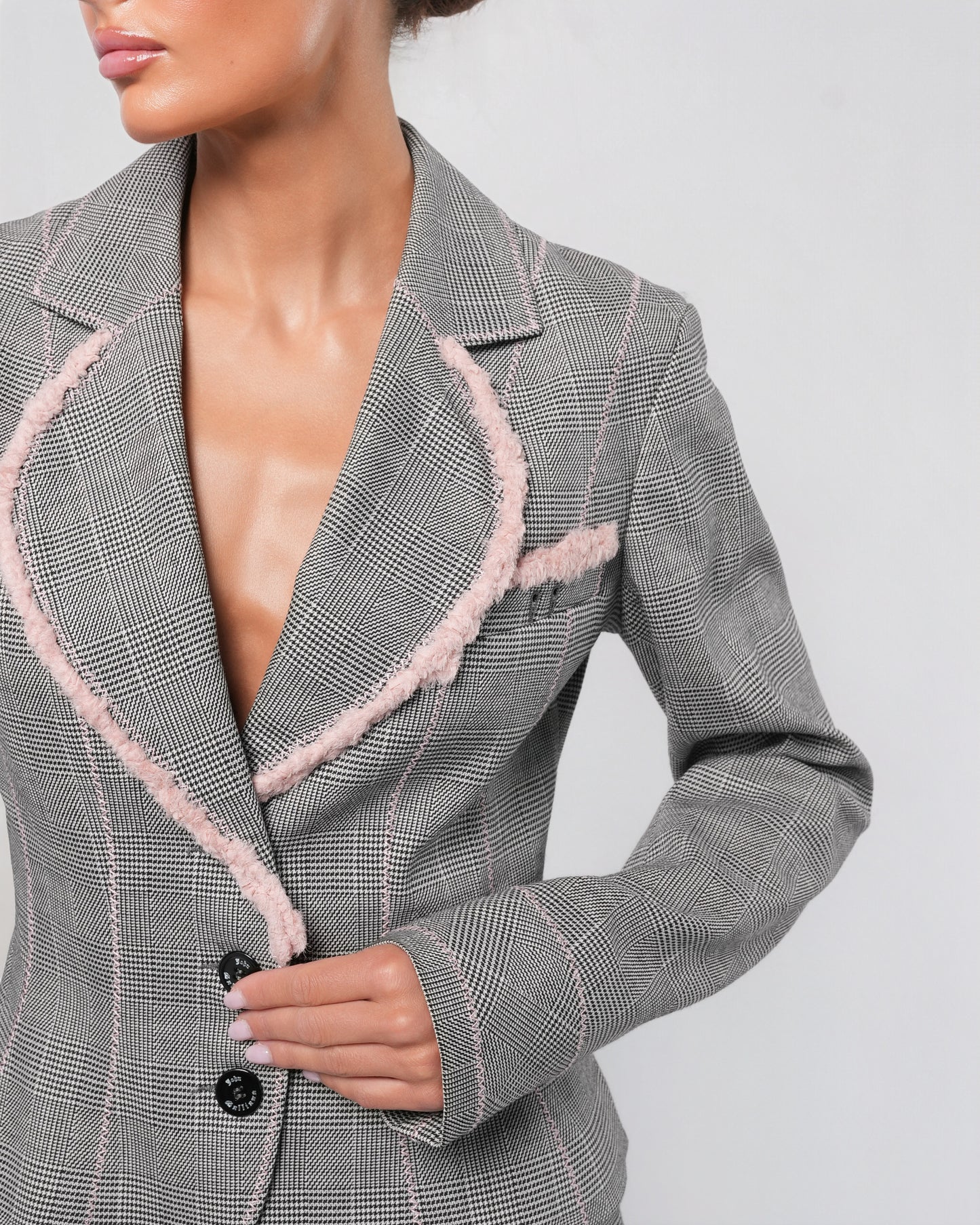 SS 2006 Glen Plaid Wool and Silk Suit