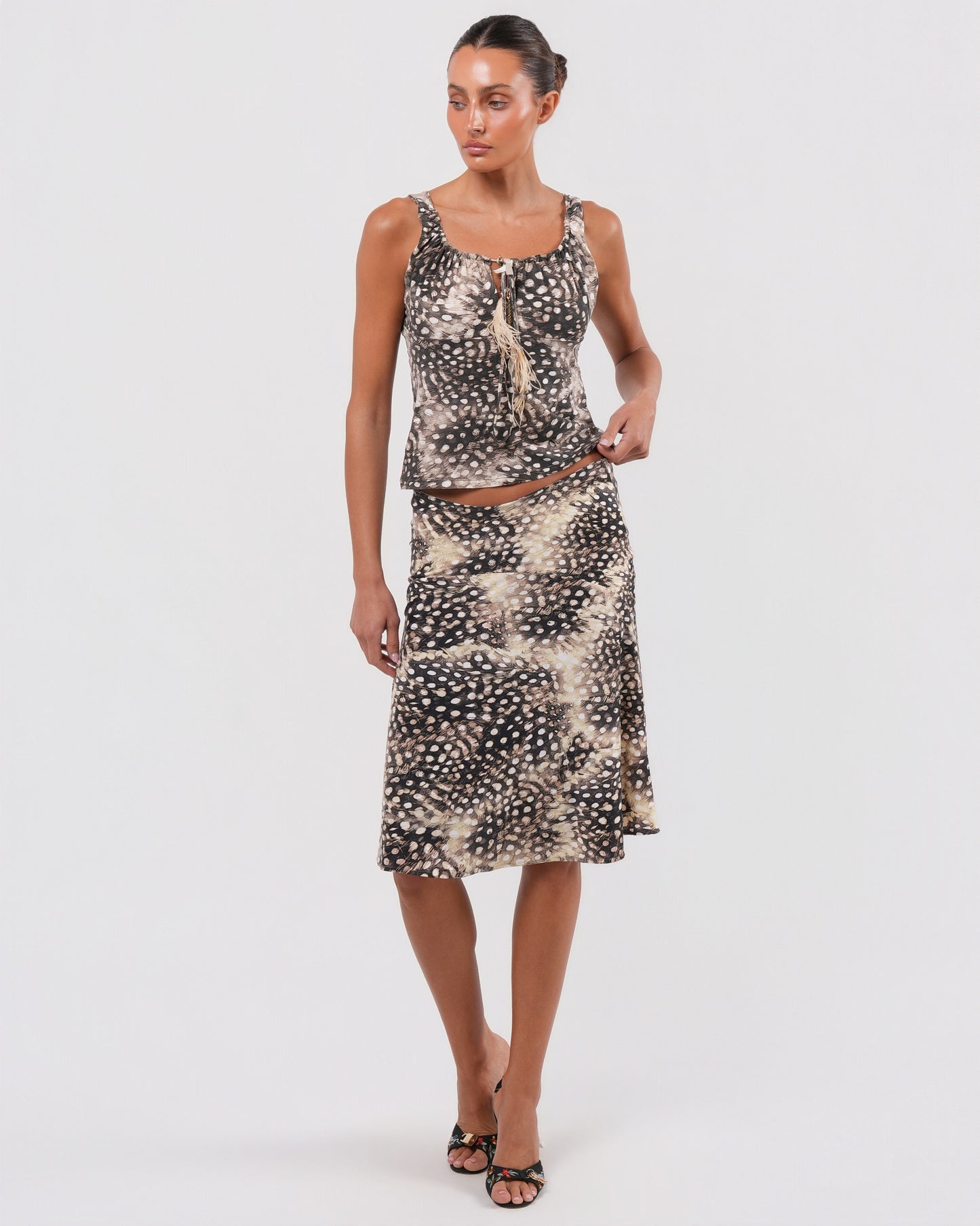 SS 2004 Feather Print Set