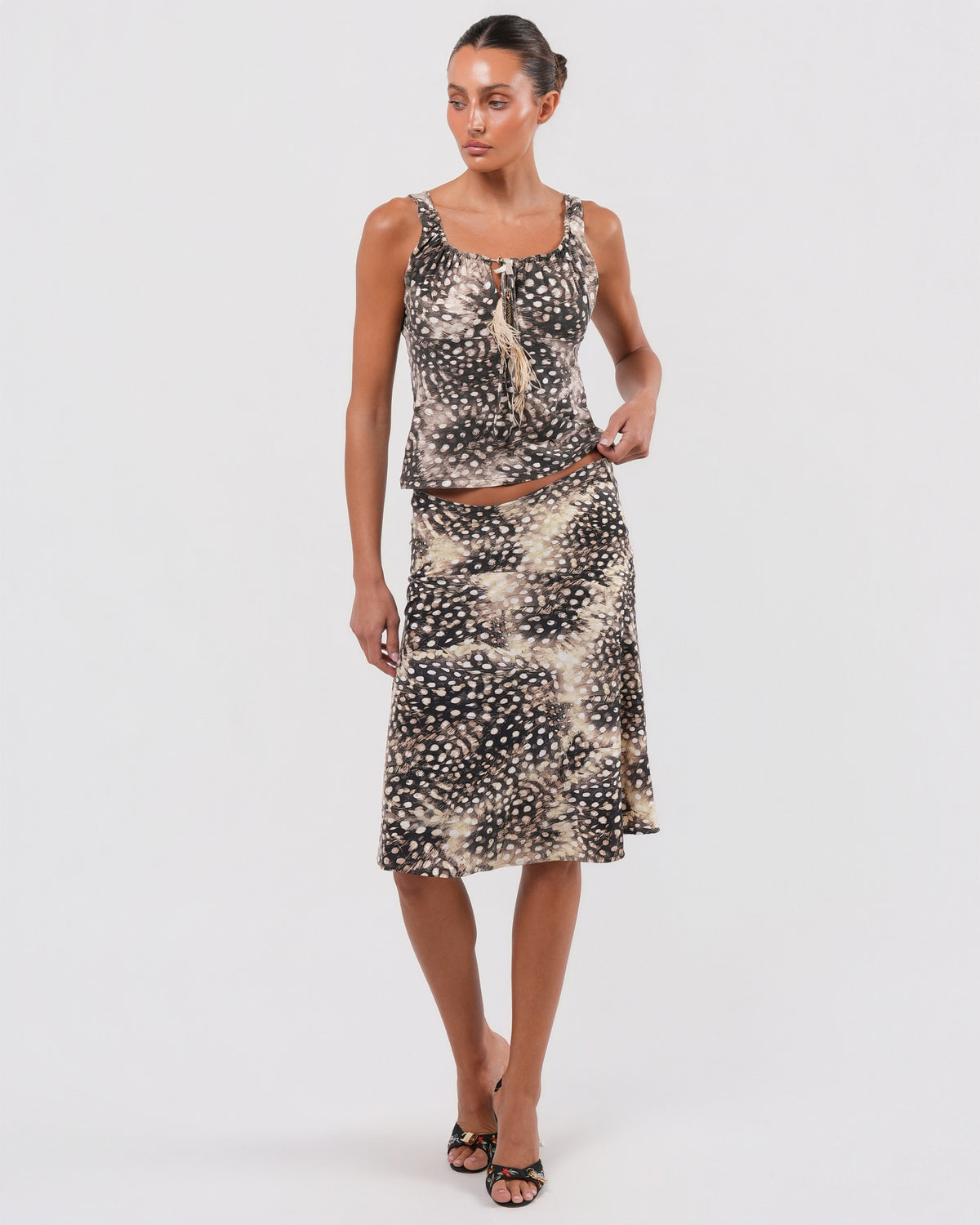 SS 2004 Feather Print Set