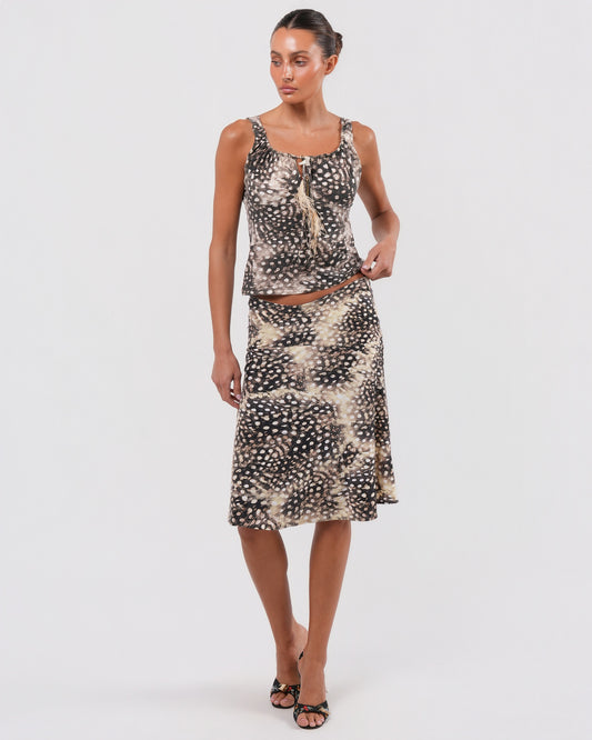 SS 2004 Feather Print Set