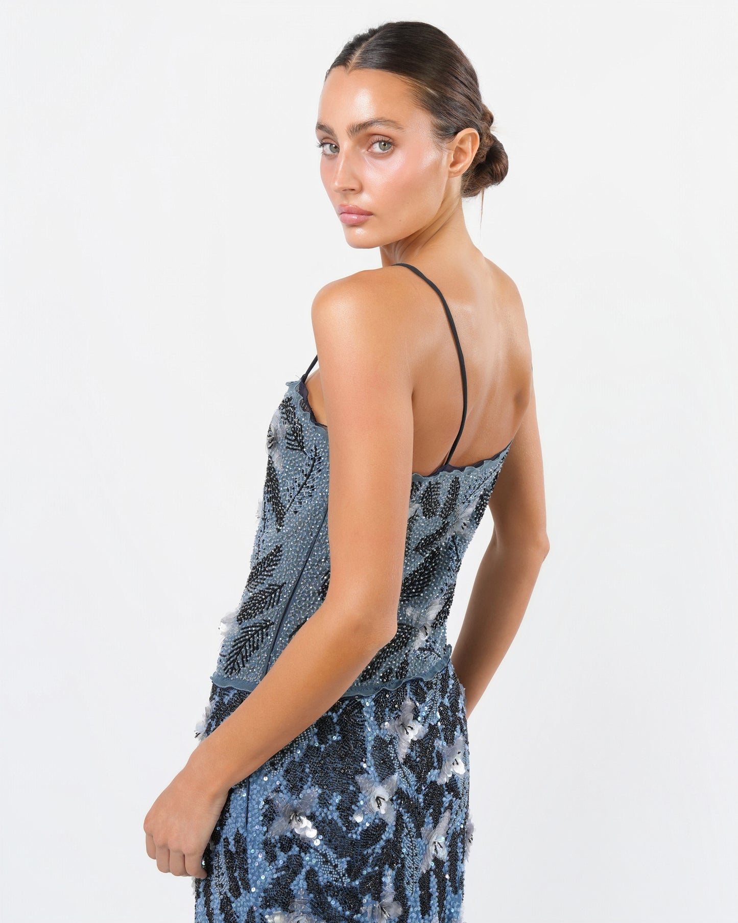 2000s Heavily Beaded Dress Justin Reed 2000s Heavily Beaded Dress Justin Reed