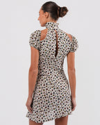 FW 2001 Runway Choker Floral Dress